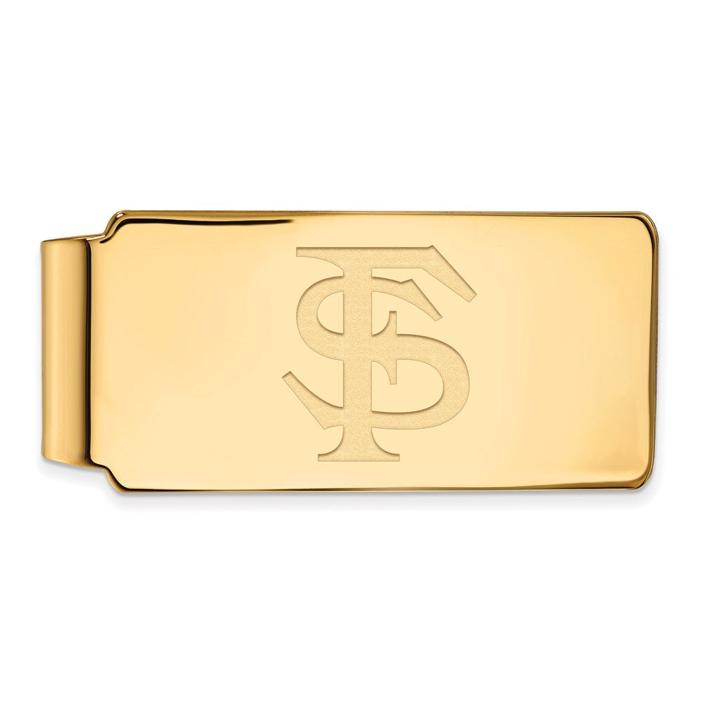 14k Gold  Florida State University F-S Money Clip