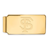 14k Gold  Florida State University F-S Money Clip