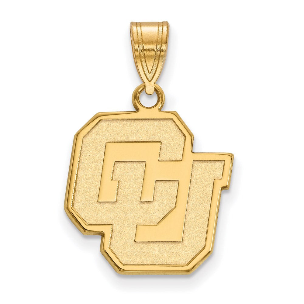 14k Gold  University of Colorado Medium Pendant