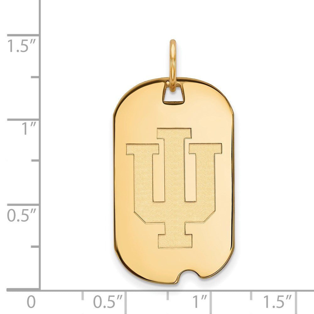 14ky  Indiana University Small Dog Tag