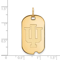 14ky  Indiana University Small Dog Tag