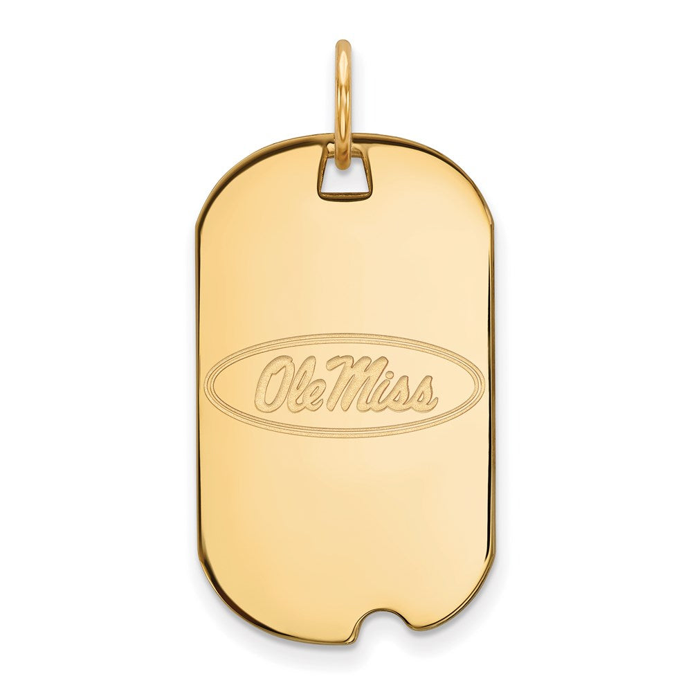 14ky  University of Mississippi Small Dog Tag
