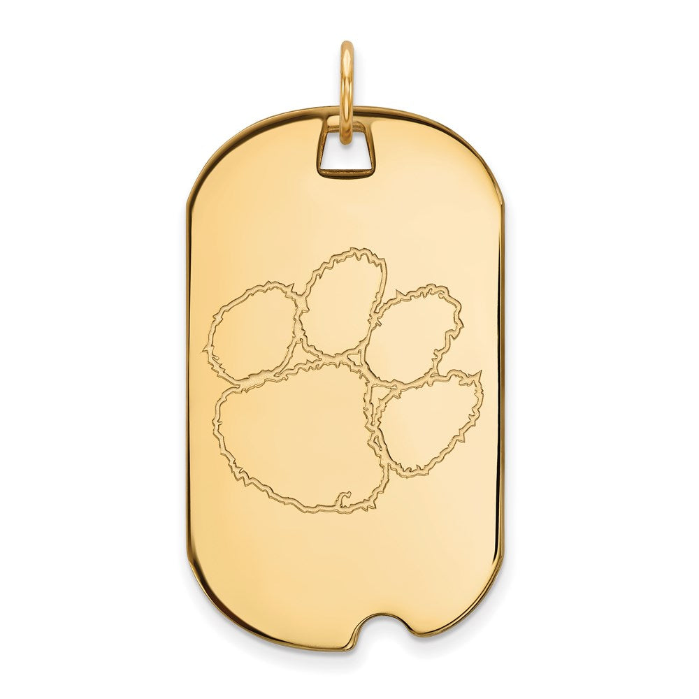 14ky  Clemson University Large Dog Tag