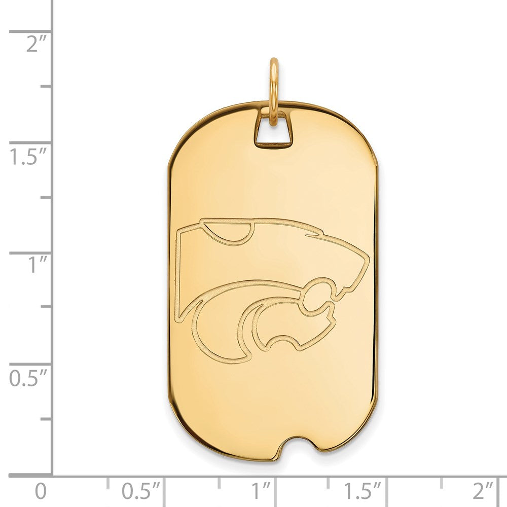 14ky  Kansas State University Large Dog Tag