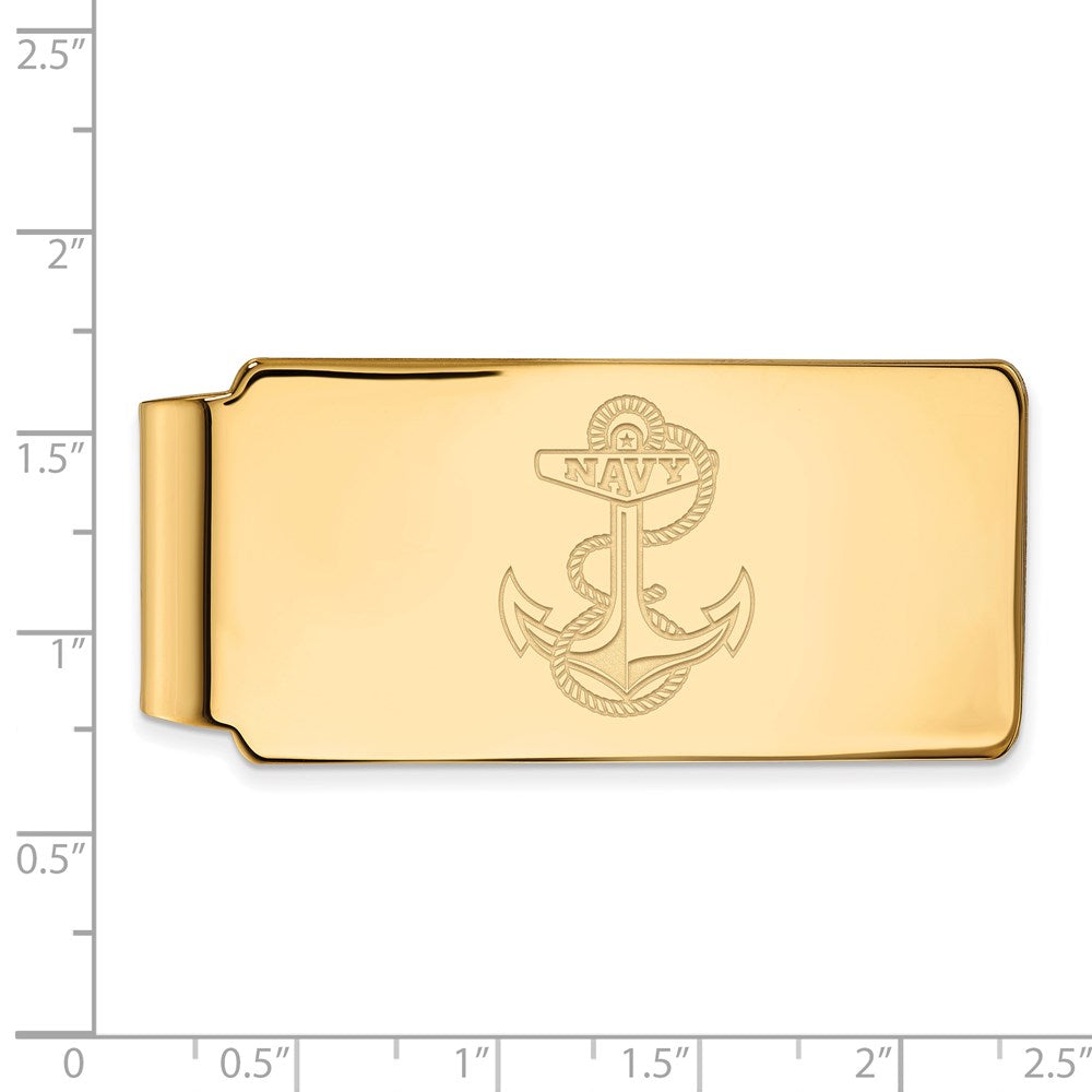 14ky  Navy Money Clip