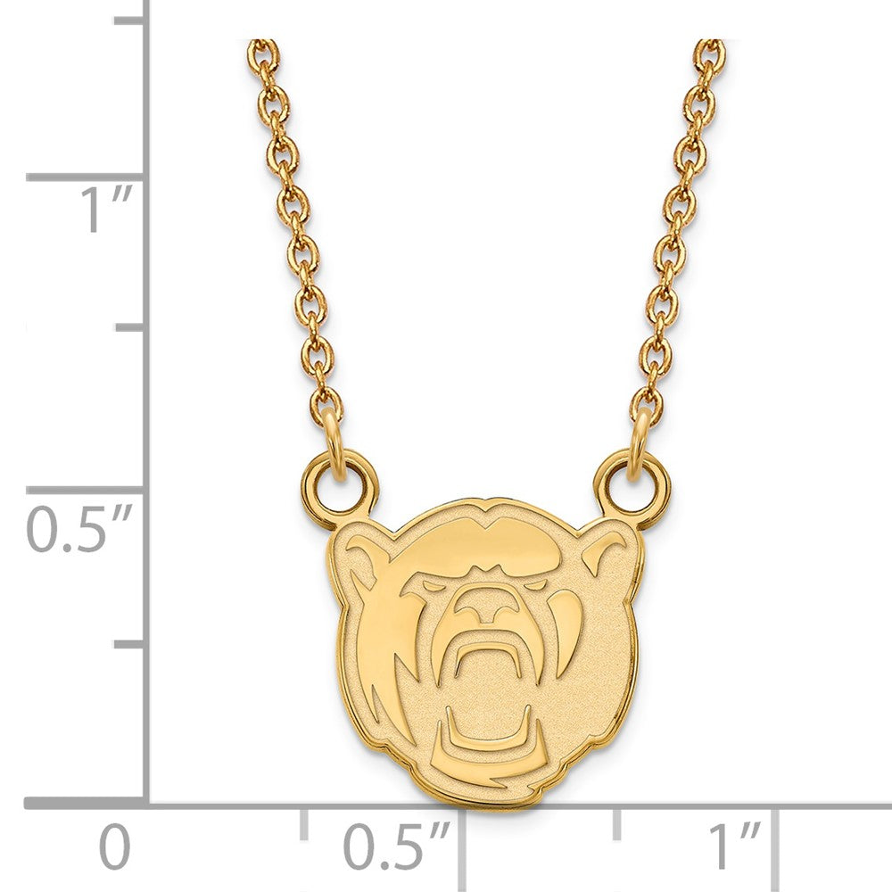 14ky  Baylor University Small Pendant w/Necklace