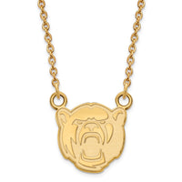 14ky  Baylor University Small Pendant w/Necklace