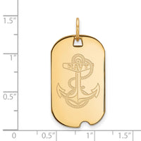 14ky  Navy Small Dog Tag