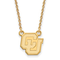 14k Gold  University of Colorado Small Pendant Necklace