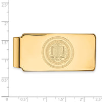 14k Gold  University of California Berkeley Crest Money Clip