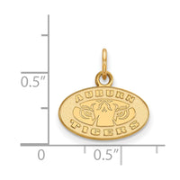 14k Gold  Auburn Tigers Extra Small Pendant
