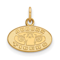 14k Gold  Auburn Tigers Extra Small Pendant