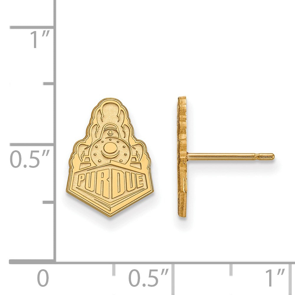 14ky  Purdue Small Post Earrings