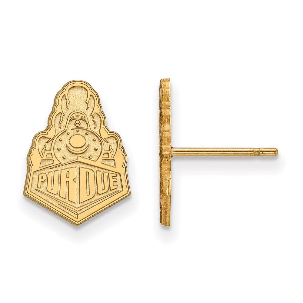 14ky  Purdue Small Post Earrings