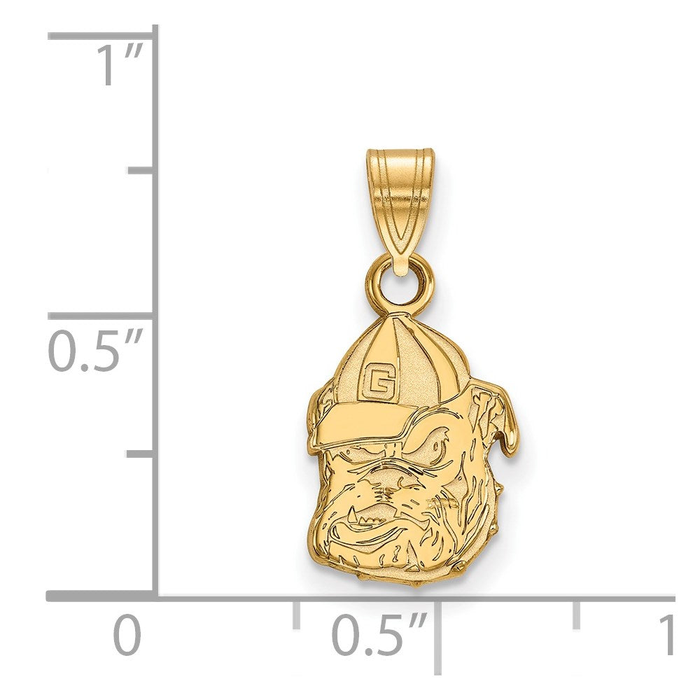 14k Gold  University of Georgia Small Pendant