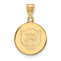 14ky  Baylor University Medium Disc Pendant