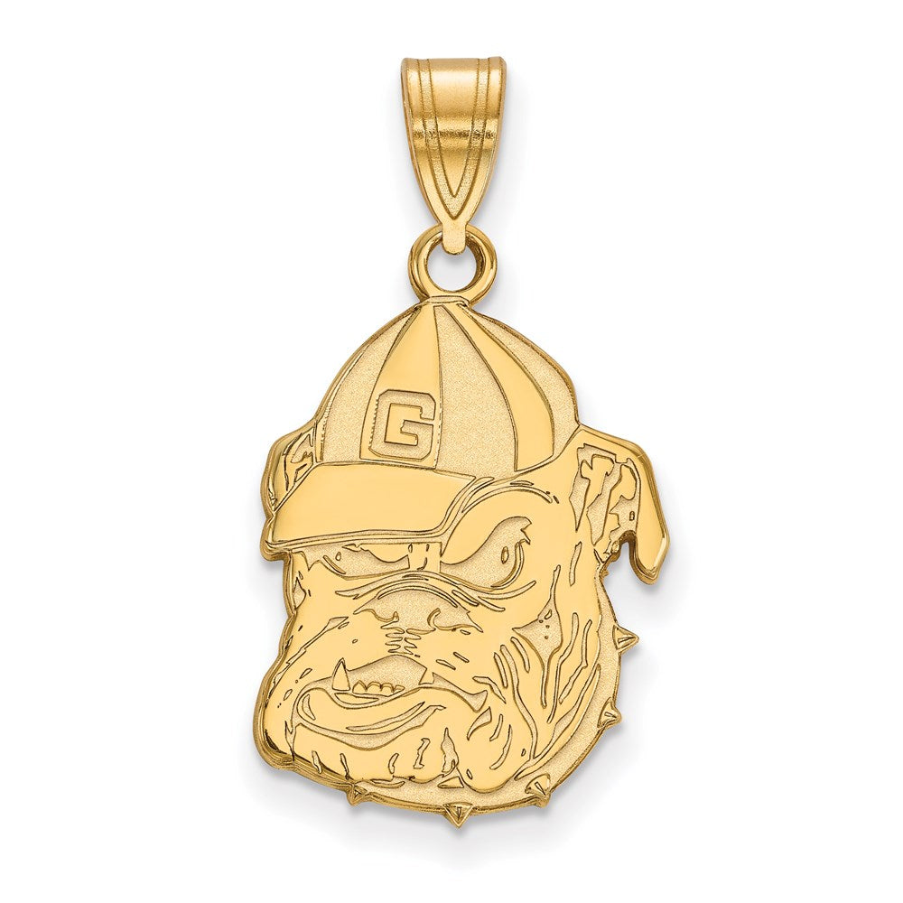 14k Gold  University of Georgia Large Pendant