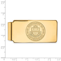14ky  University of Pittsburgh Money Clip Crest