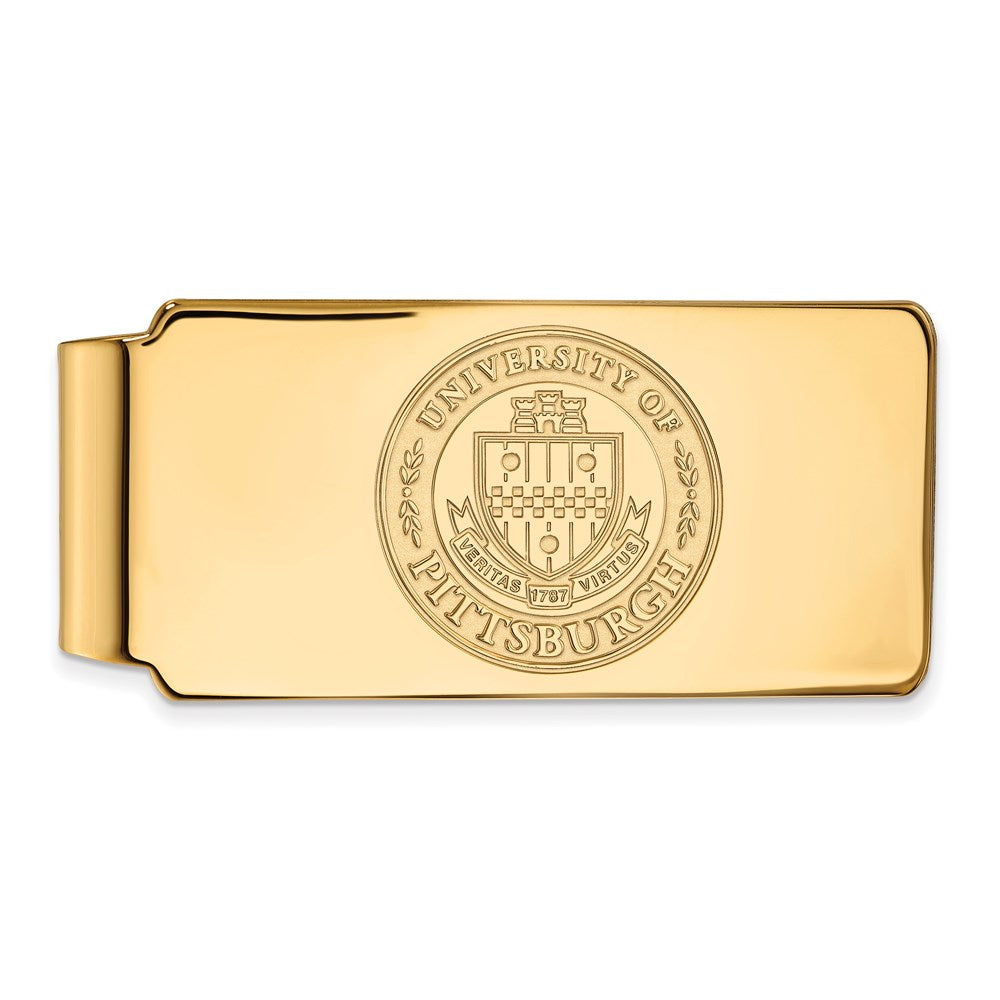 14ky  University of Pittsburgh Money Clip Crest