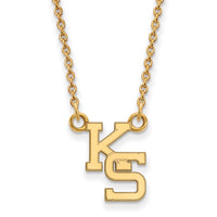 Kansas State Necklace – Kyle Cavan Sterling Silver Kansas State Small Pendant Necklace - 24 Inch main image 1