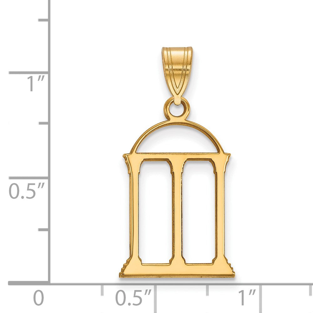 10k Gold LogoArt University of Georgia Arch Large Pendant