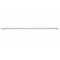 14K White 6 CTW Diamond Line 7.25" Bracelet 2