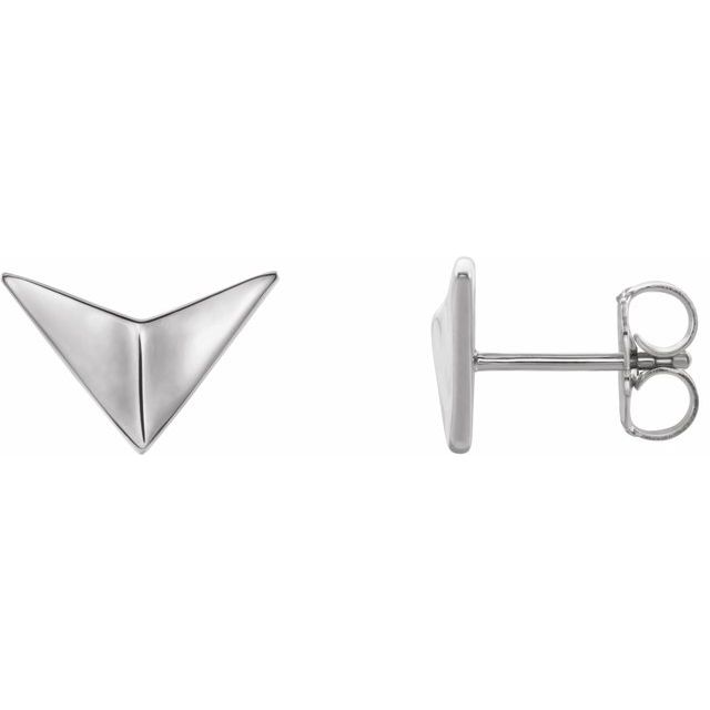 Sterling Silver Geometric Earrings 1