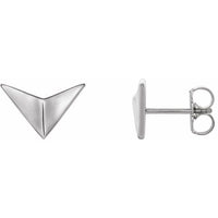 Sterling Silver Geometric Earrings 1