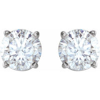 14K White 1 CTW Diamond Earrings 2