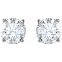 14K White 1 CTW Diamond Earrings 2
