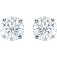 14K White 1 1/2 CTW Diamond Earrings 2