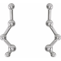Sterling Silver Constellation Ear Climbers 2