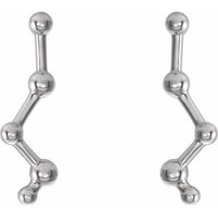 Sterling Silver Constellation Ear Climbers 2