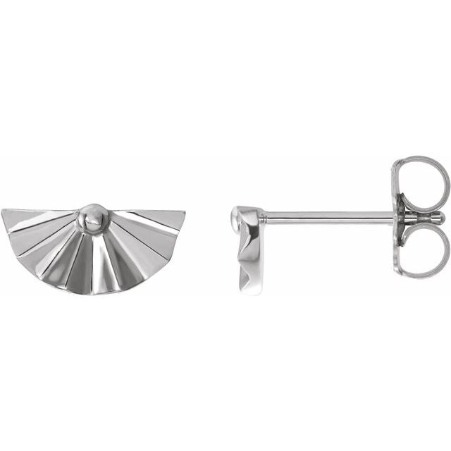 Sterling Silver Geometric Earrings 1