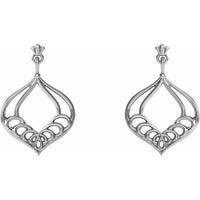 Sterling Silver Vintage-Inspired Dangle Earrings 2
