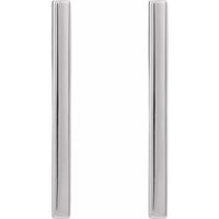 Sterling Silver Bar Earrings 2