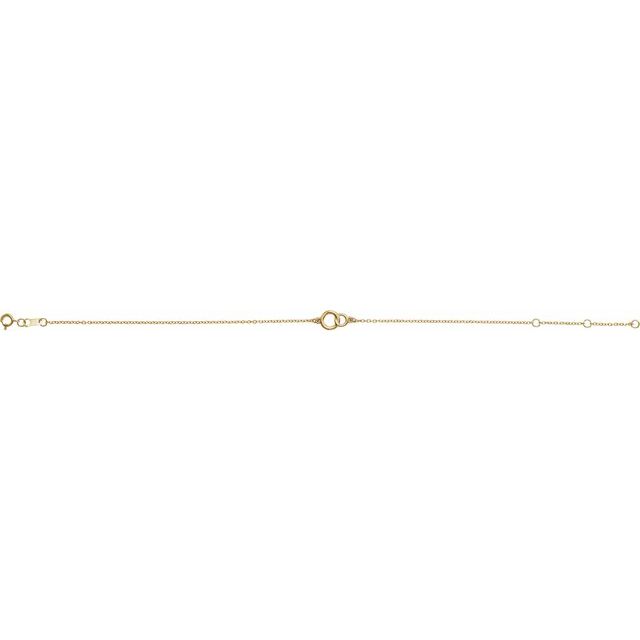 14K Yellow Interlocking Circle Bracelet 2