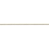 14k .5mm Carded Box Chain