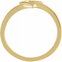 14K Yellow Freeform Ring 2