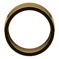14K Yellow 12 mm Flat Comfort Fit Band Size 12