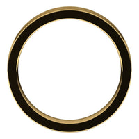 14K Yellow 4 mm Flat Comfort Fit Band Size 6