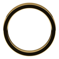 14K Yellow 5 mm Flat Comfort Fit Band Size 12.5