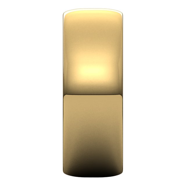 18K Yellow Gold 7 mm Half Round Light Wedding Band 4