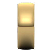 18K Yellow Gold 7 mm Half Round Light Wedding Band 4