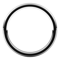 Sterling Silver 2 mm Half Round Edge Comfort Fit Wedding Band 2