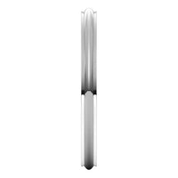 Sterling Silver 2 mm Half Round Edge Comfort Fit Wedding Band 4