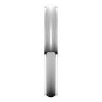 18K White Gold 3 mm Half Round Edge Comfort Fit Wedding Band 4
