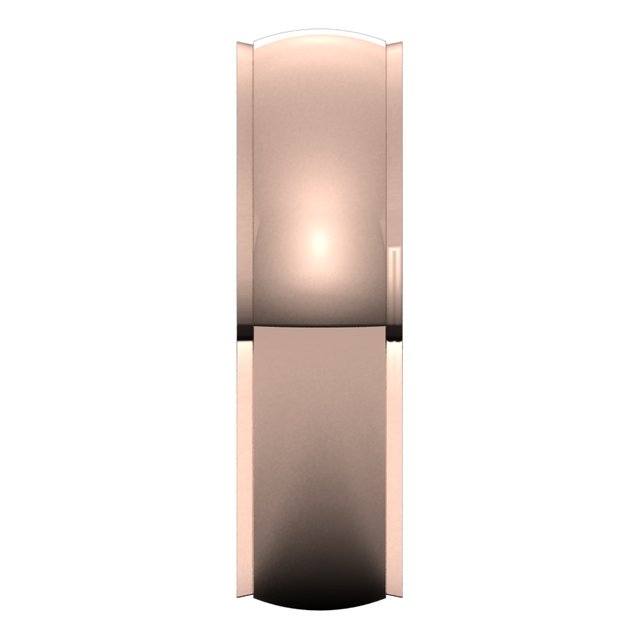 18K Rose Gold 6 mm Half Round Edge Comfort Fit Wedding Band 4
