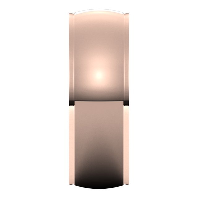 14K Rose Gold 7 mm Half Round Edge Comfort Fit Wedding Band 4