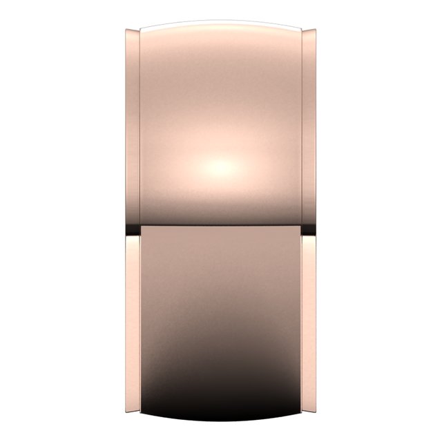 18K Rose Gold 10 mm Half Round Edge Comfort Fit Wedding Band 4